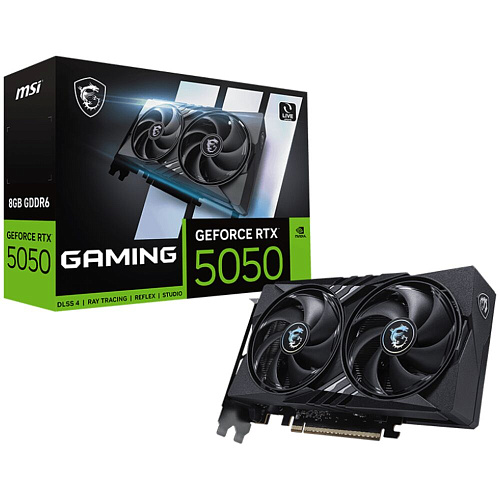 Видеокарта MSI GeForce RTX 5050 8192Mb, Gaming 8 Gb (RTX 5050 8G Gaming) 1xHDMI, 3xDP, Ret