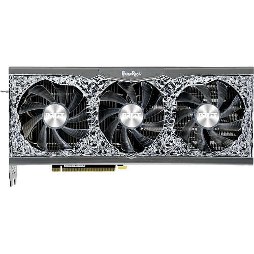 Видеокарта Palit GeForce RTX 3080 10240Mb, GameRock OC (NED3080H19IA-1020G) 1xHDMI, 3xDP, Ret