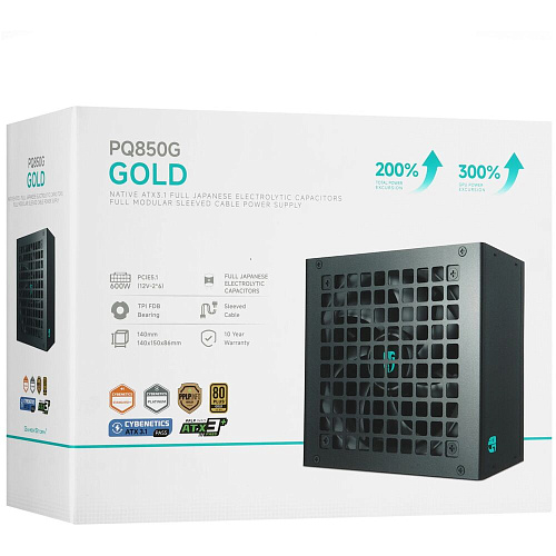 Блок питания 850W Deepcool Gamerstorm PQ850G