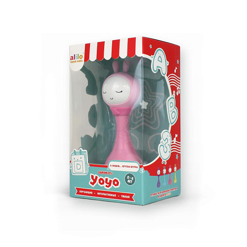 Умный зайка Alilo R1+ Yoyo, розовый 61038