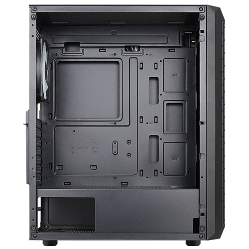 Корпус ATX Miditower AeroCool Beam-G-BK-v2 Black