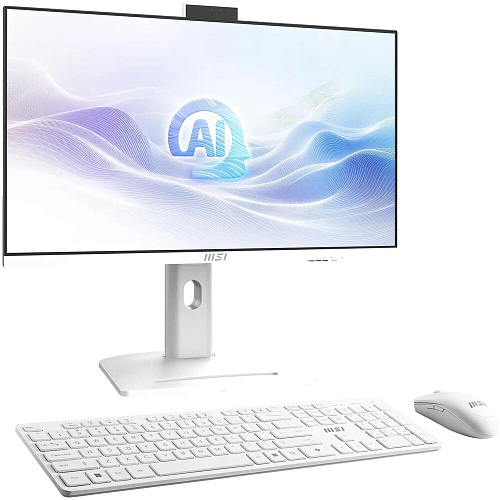 Моноблок MSI Modern AM273QP AI 1UM-095XRU 27" WQHD Core Ultra 7 155H/16Gb/1Tb SSD/kb+m/DOS White