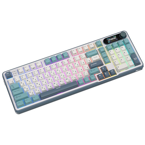 Клавиатура беспроводная Royal Kludge RK-S98 Wireless (RK Brown Switch) RGB (русская раскладка) Light Cloud