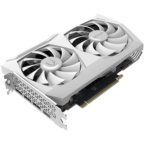 Видеокарта Zotac GeForce RTX 3070 8192Mb, Twin Edge OC White Edition (ZT-A30700J-10P) 1xHDMI, 3xDP, Ret