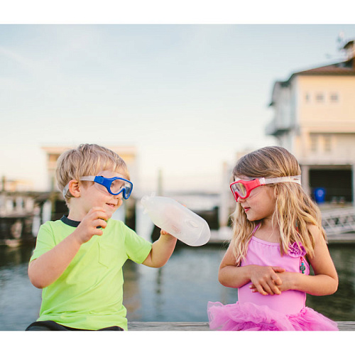 Очки для плавания Babiators Submariners. Ангелы (Angels). Синий. 3-7 лет