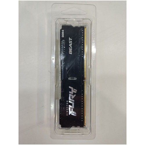 Модуль памяти DIMM 8Gb DDR4 PC25600 3200MHz Kingston Fury Beast Black (KF432C16BB/8) УЦЕНКА