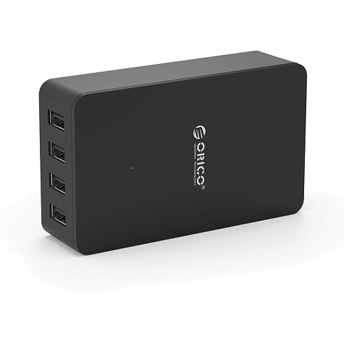 Сетевое зарядное устройство Orico CSE-4U-BK, 4 USB, 6,8A Black