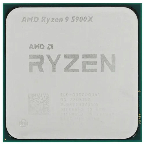 Процессор AMD Ryzen 9 5900X, 3.7ГГц, (Turbo 4.8ГГц), 12-ядерный, L3 64МБ, Сокет AM4, OEM