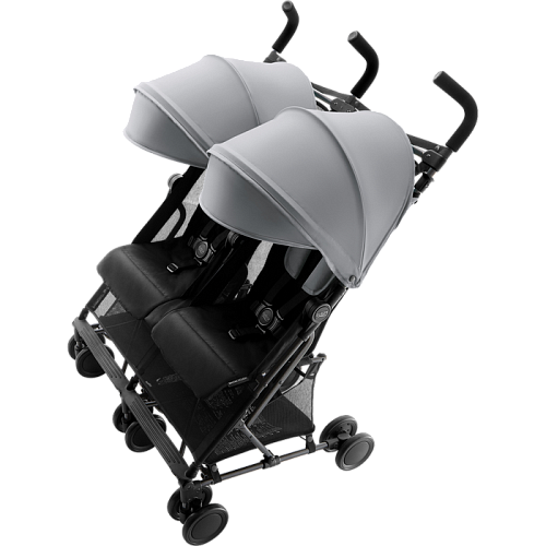Коляска для двойни Britax Holiday Double Stroller Steel Grey