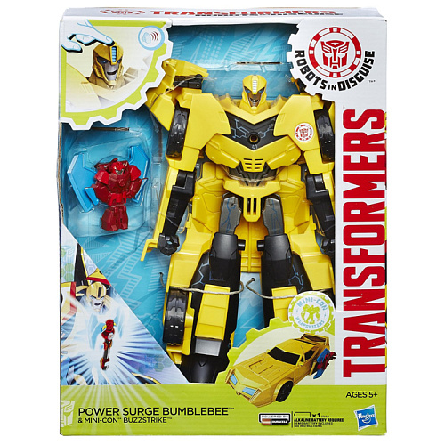 Hasbro Transformers B7067 Трансформеры Роботы под прикрытием: Заряженные Герои Бамблби
