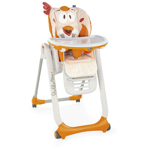 Стульчик для кормления Chicco Polly 2 Start Цыпленок