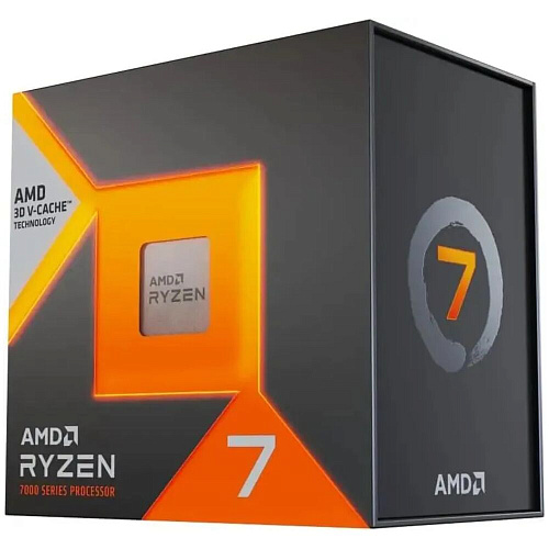 Процессор AMD Ryzen 7 7800X3D, 4.2ГГц, (Turbo 5.0ГГц), 8-ядерный, L3 96МБ, Сокет AM5, BOX