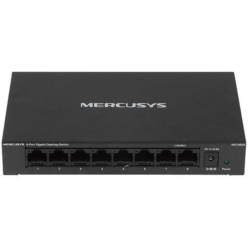 Коммутатор Mercusys MS108GS 8 ports 10/100/1000Mbps неуправляемый