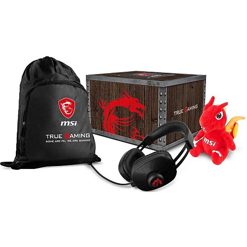 MSI LOOT BOX гарнитура MSI Gaming Headset + игрушка + сумка