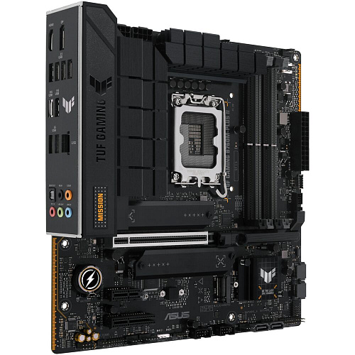 Материнская плата ASUS TUF Gaming B760M-Plus II B760 Socket-1700 4xDDR5, 4xSATA3, RAID, 3xM.2, 2xPCI-E16x, 3xUSB3.2, 1xUSB3.2 Type C, DP, HDMI, 2.5Glan, mATX