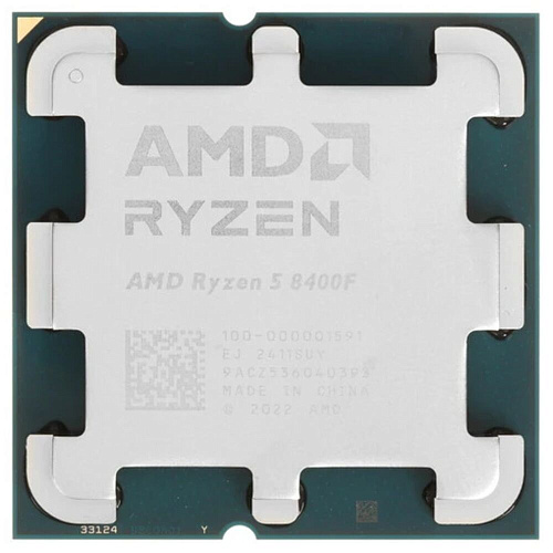 Процессор AMD Ryzen 5 8400F, 4.2ГГц, (Turbo 4.7ГГц), 6-ядерный, L3 16МБ, Сокет AM5, OEM