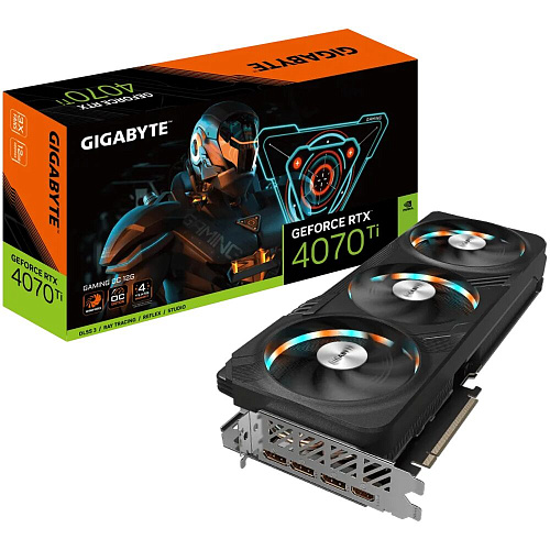 Видеокарта Gigabyte GeForce RTX 4070 Ti 12288Mb, Gaming OC 12 Gb (GV-N407TGAMING OC-12GD) 1xHDMI, 3xDP, Ret