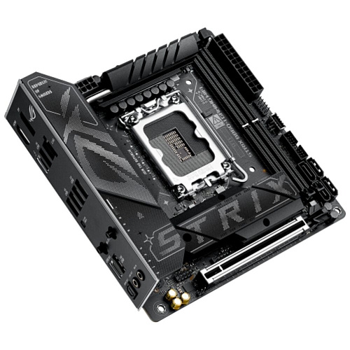 Материнская плата ASUS ROG Strix B860-I Gaming WiFi B860 Soc-1851 2xDDR5, 4xSATA3, RAID, 2хM.2, 1xPCI-E16x, 4xUSB3.2, 2xUSB3.2 Type C, DP, HDMI, WiFi, 2.5Glan, Mini-ITX