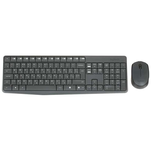 Клавиатура+мышь Logitech Wireless Combo MK235 Black УЦЕНКА