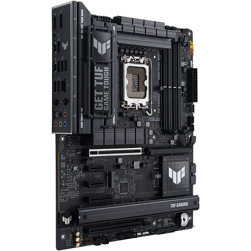 Материнская плата ASUS TUF Gaming Z890-Plus WiFi Z890 Soc-1851 4xDDR5, 4xSATA3, RAID, 4хM.2, 5xPCI-E16x, 6xUSB3.2, 2xUSB3.2 Type C, DP, HDMI, WiFi, 2.5Glan, ATX