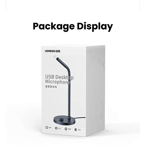 Микрофон  Ugreen CM564 (90416) USB Black