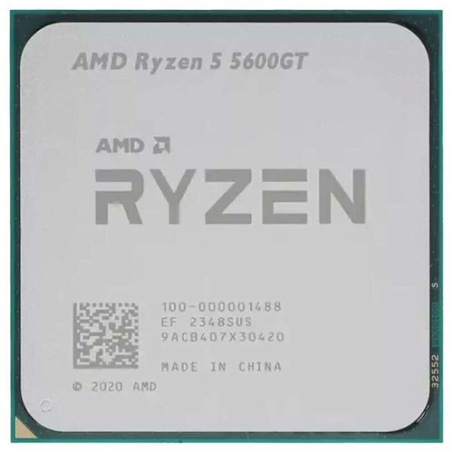 Процессор AMD Ryzen 5 5600GT, 3.6ГГц, (Turbo 4.6ГГц), 6-ядерный, L3 19МБ, Сокет AM4, OEM УЦЕНКА