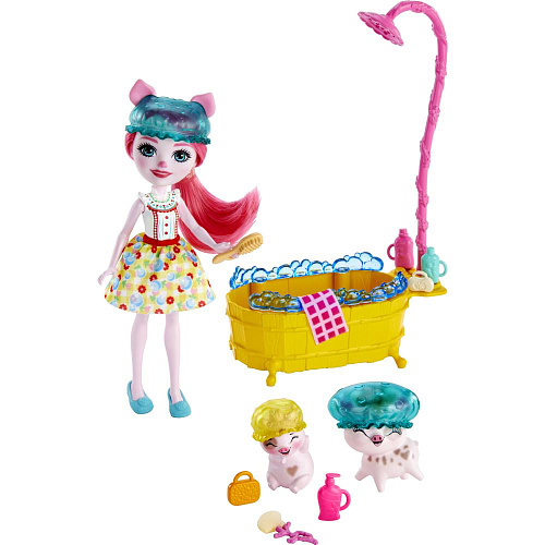 Enchantimals Mattel Сюжетный игровой набор GJX35 Банный день