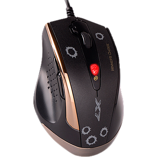 Мышь A4Tech V-Track F3 Black проводная