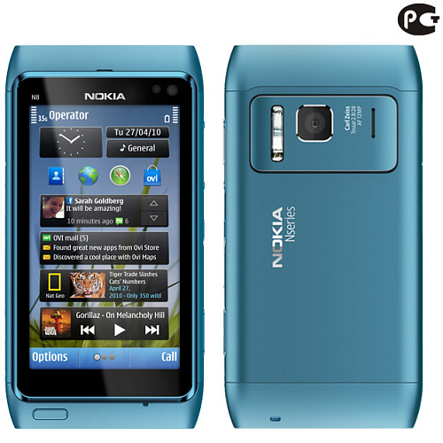 Смартфон Nokia N8-00 blue