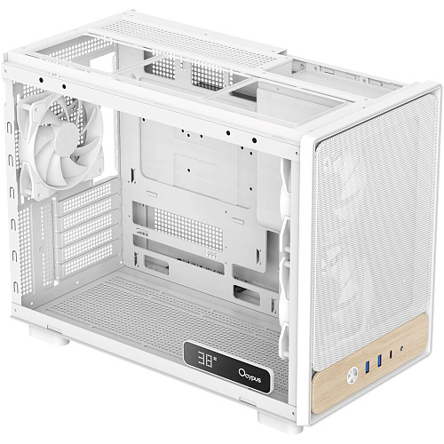 Корпус MicroATX Miditower Ocypus Delta C40 WH Digital White