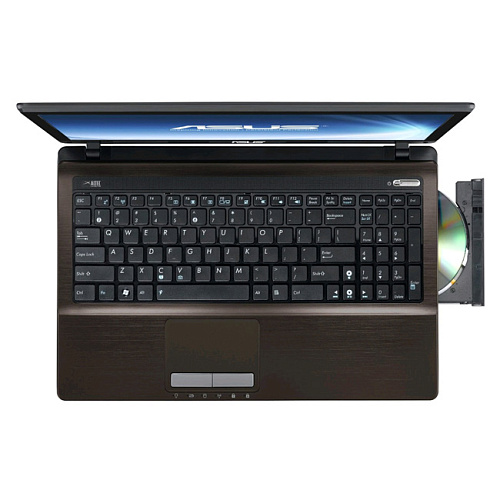 Ноутбук Asus K53E Core i5-2430M/4Gb/500Gb/DVD/Wi-Fi/BT/Cam/15.6"HD/Win 7 HB brown
