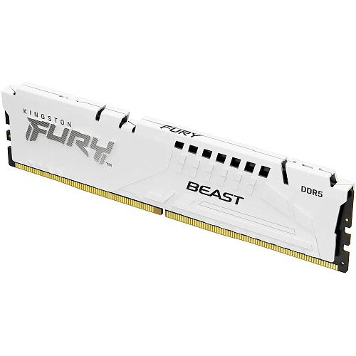 Модуль памяти DIMM 32Gb DDR5 PC48000 6000MHz Kingston Fury Beast White (KF560C30BWE-32)