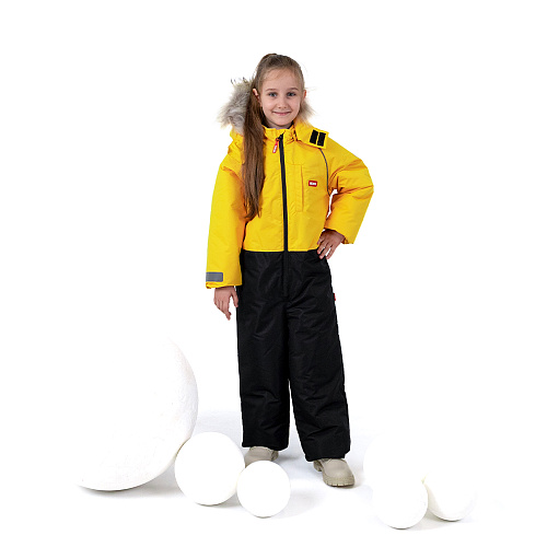 Комбинезон зимний HEDDA EDD4 57012 Banana низ прямой, размер 140