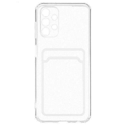 Чехол для Samsung Galaxy A13 4G Red Line iBox Crystal прозрачный с кардхолдером
