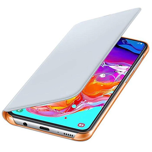 Чехол для Samsung Galaxy A70 (2019) SM-A705 Wallet Cover белый