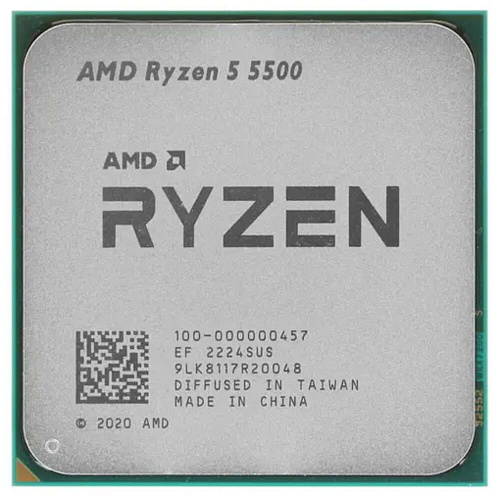 Процессор AMD Ryzen 5 5500, 3.6ГГц, (Turbo 4.2ГГц), 6-ядерный, L3 16МБ, Сокет AM4, OEM УЦЕНКА