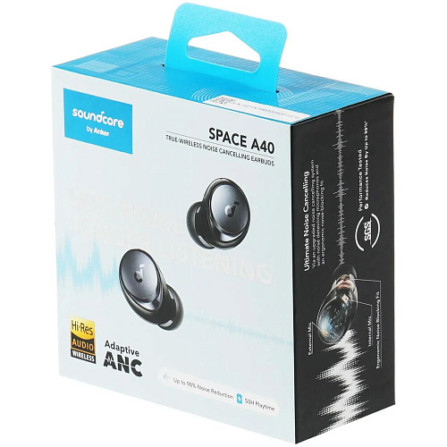 Bluetooth гарнитура Anker Soundcore Space A40 Black УЦЕНКА