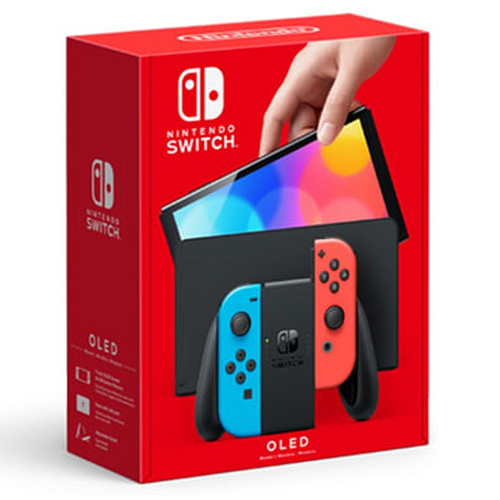 Игровая приставка Nintendo Switch OLED Neon Blue\Neon Red (*)