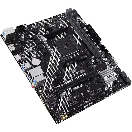 Материнская плата ASUS Prime B550M-K ARGB B550 Socket AM4 2xDDR4, 4xSATA3, RAID, 2xM.2, 2xPCI-E16x, 6xUSB3.2, DP, HDMI, Glan, mATX