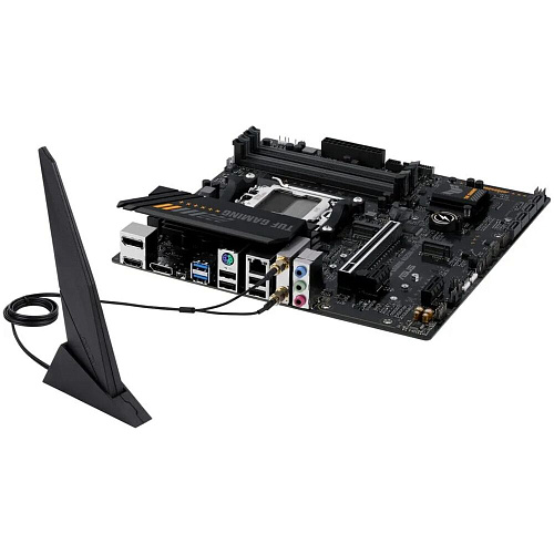 Материнская плата ASUS TUF Gaming A620M-Plus WiFi A620 Socket AM5 4xDDR5, 4xSATA3, 2xM.2, 1xPCI-E16x, 2xUSB3.2, 2xDP, HDMI, WiFi, 2.5Glan, mATX
