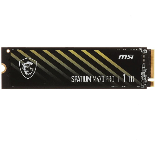Внутренний SSD-накопитель 1000Gb MSI Spatium M470 Pro S78-440L0J0-P83 M.2 2280 PCIe NVMe 4.0 x4