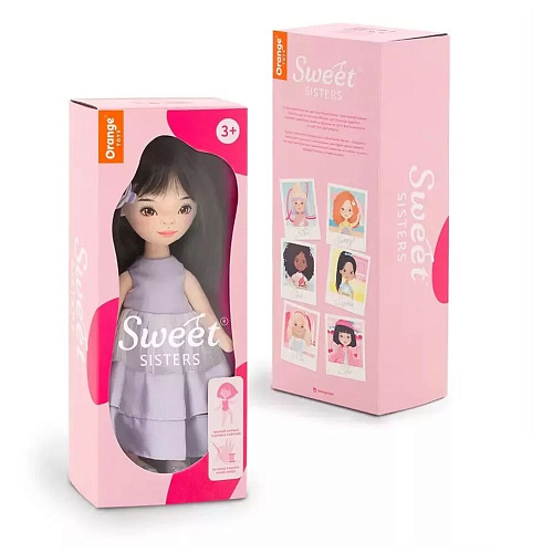 Кукла ORANGE TOYS Sweet Sisters Lilu в фиолетовом платье, Вечерний шик 32 см