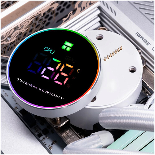 Система водяного охлаждения Thermalright Frozen Magic 360 Digital Argb White S115X/1200/1700/1851/1954, S2011-3, AM4/AM5
