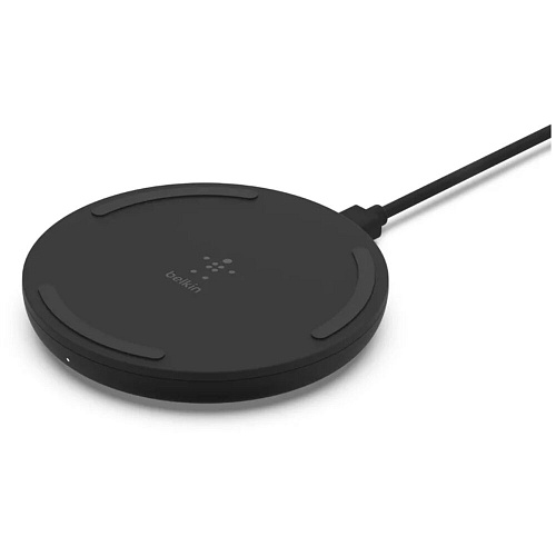 Беспроводная зарядная панель Belkin WIA001vfBK 15Вт + адаптер Black