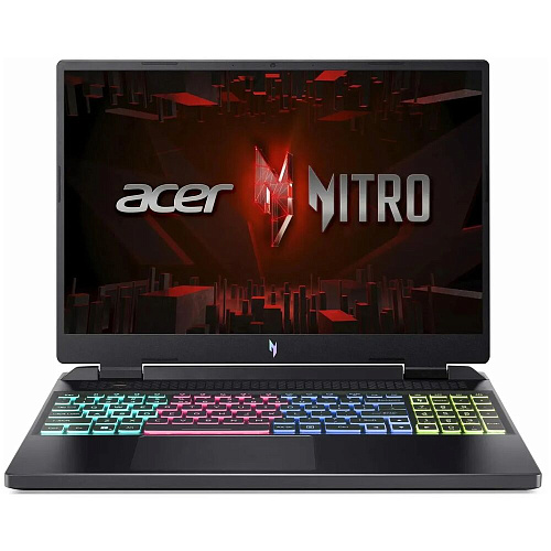 Ноутбук Acer Nitro 16 AN16-41-R142 AMD Ryzen 7 7735HS/16Gb/1Tb SSD/NV RTX4050 6Gb/16" WUXGA/DOS Black