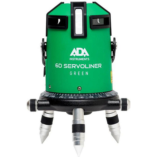 Лазерный нивелир ADA instruments 6D SERVOLINER Green с калибровкой (А00500)