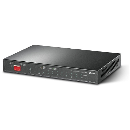 Коммутатор TP-LINK TL-SG1210MP неуправляемый 9xGbLAN 1xSFP/GbLAN 8xPoE+