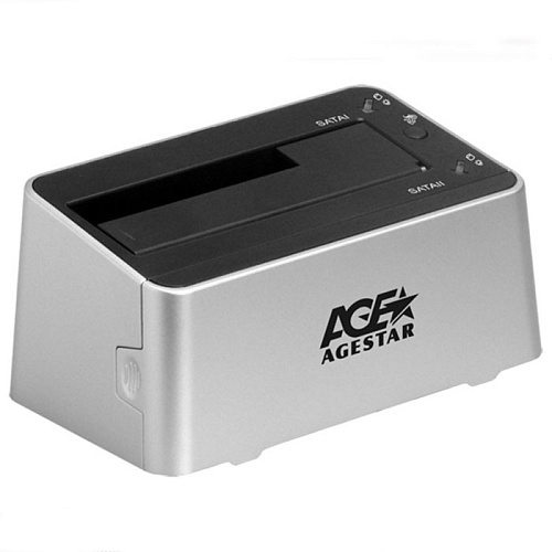 Корпус 2.5" или 3.5" AgeStar SCBT3 USB2.0 Silver