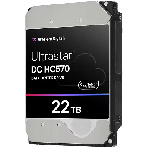 Внутренний жесткий диск 3,5" 22Tb WD (WUH722222ALE6L4 0F48155) 512Mb 7200rpm SATA3 Ultrastar DC HC570