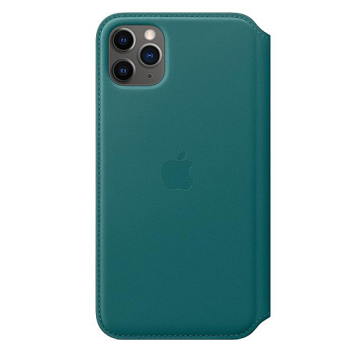 Чехол для Apple iPhone 11 Pro Max Leather Folio Peacock